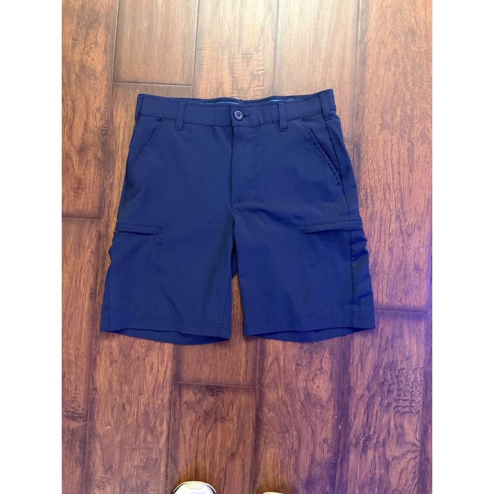 Birdie Bound Golf Shorts Mens 30 Navy Blue Excellent Performance Cargo Stretch